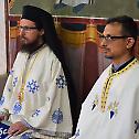 Archbishop Jovan officiated Liturgy in St. Alexander Nevsky church