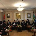 Patriarch Irinej of Serbia visits Representation of the Serbian Orthodox Church in Moscow