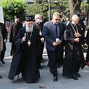 The Archbishop of Canterbury visiting the Serbian Orthodox Patriarch