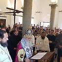 Епископ Милутин осветио икону Светог Нектарија Егинског