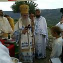 A Group of Albanians tried to stop Metropolitan Amfilohije to officiate Liturgy at Svach near Ulcinj