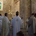 Освећење крстова Саборног храма у Мостару