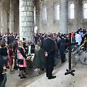 Consecration of crosses for the Cathedral church in Mostar