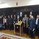  Епископ Милутин примио делегацију из Белорусије