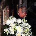 Председник Путин посетио Псковско-печерски манастир