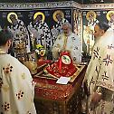 Литургија у манастиру Светог Николе у етно селу „Станишићи“