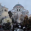 Christmas Eve in Saint Sava Cathedral