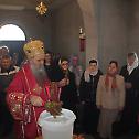 Архијерејска Литургија у манастиру Часног крста 