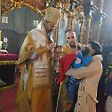 Епископ Исихије освештао крст за храм у Деспотову