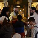Литургија у манастиру Лешје код Параћина