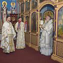 Архијерејска Литургија у цркви Светог Георгија у Источном Чикагу