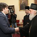President of the Parliament of Georgia visits Serbian Patriarch