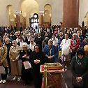 Serbian Patriarch serves in St. Mark's church on Holy Saturday