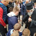 The Serbian Patriarch visited Serbian settlements Orahovac, Velika Hoca and Zociste