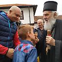 Патријарх Иринеј посетио Ораховац, Хочу и Зочиште