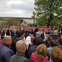 The Serbian Patriarch visited Serbian settlements Orahovac, Velika Hoca and Zociste