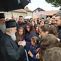 The Patriarch visits the Serbs in Strpce