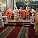Delegation of pilgrims from North American Archdiocese of Antioch on a visit to St. Petersburg
