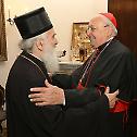 The Serbian Patriarch received in audience Leonardo Cardinal Sandri