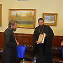 Епископ нишки Арсеније на пријему код митрополита волоколамског  Илариона 