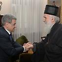 Serbian Patriarch receives Syrian diplomate