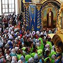 Sarov cathedral, blown up 1951 in closed soviet nuclear city, rebuilt, re-consecrated during feast of St. Seraphim 