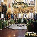 Sarov cathedral, blown up 1951 in closed soviet nuclear city, rebuilt, re-consecrated during feast of St. Seraphim 