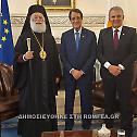 Meeting of the Patriarch of Alexandria with the President of Cyprus