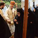 Bishop Jovan of Sumadija celebrates in Nikolja Monastery