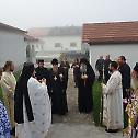 Епископ рибнски Венијамин у манастиру Јасеновцу