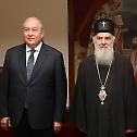 Serbian Patriarch received President of Armenia