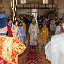The first Hierarchal Liturgy in a new church in Braunau