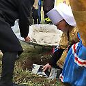 Russian, Romanian hierarchs consecrate foundation stone for new church in Hungary