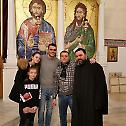 Фудбалери Ајнтрахта у посети цркви у Франкфурту