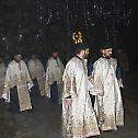 Молебан на почетку Нове године испред храма Светог Саве