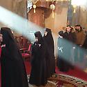Божанска Литургија у манастиру Милешева