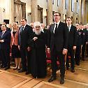 Serbian Patriarch Irinej attends the festivity on the occasion of the National Day of Serbia