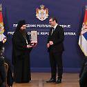 Serbian Patriarch Irinej attends the festivity on the occasion of the National Day of Serbia
