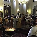 Епископ мохачки Исихије на литургијском сабрању у Прагу