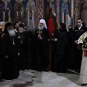 Serbian Patriarch Irinej arrives in Tuman Monastery
