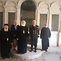 Patriarch Theodore of Alexandria visited the ruined church of Saint George in Karf El Zayat