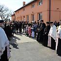 Епископ Исихије освештао Светосавски дом у Будисави