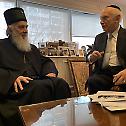 Serbian Patriarch visits Rabbi Arthur Schneier in New York