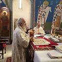 On Easter Tuesday Patriarch celebrates in the Monastery of the Entry of the Most Holy Theotokos into the Temple
