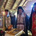 Освећењена црква-брвнара код испоснице Преподобног Прохора Пчињског