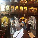 Архијерејска Литургија у манастиру Светог Преображења у Милтону