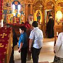 Епископ Лонгин у посети манастиру Светог Марка
