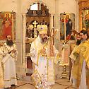 Parishioners of the Russian Orthodox Church representation in Beirut attend festive Divine Liturgy in the city of Zahle