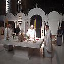 Света Литургија у Преображенском храму у Требињу