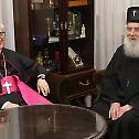 Patriarch Irinej met with Apostolic Nuncio Luciano Suriani